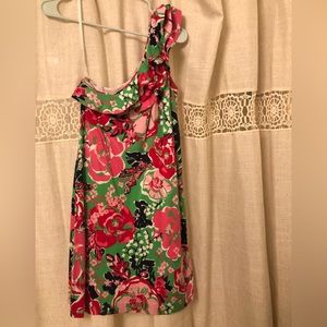 Lilly Pulitzer one shoulder dress
